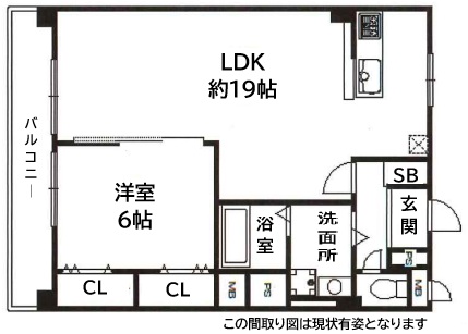 神戸市中央区野崎通(阪急神戸線春日野道駅)のマンション賃貸物件 間取画像