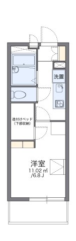 神戸市長田区駒ケ林町(神戸市営地下鉄海岸線駒ヶ林駅)のマンション賃貸物件 間取画像