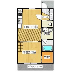 神戸市須磨区大手町(山陽電鉄線板宿駅)のアパート賃貸物件 間取画像