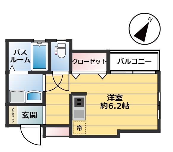 神戸市須磨区月見山本町(山陽電鉄線月見山駅)のアパート賃貸物件 間取画像
