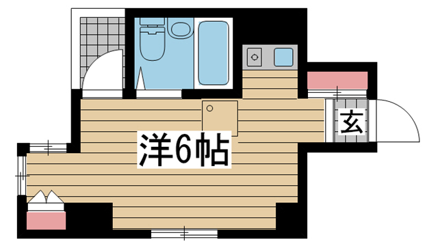 神戸市中央区相生町(JR東海道本線(近畿)神戸駅)のマンション賃貸物件 間取画像