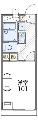 神戸市垂水区福田(JR山陽本線垂水駅)のアパート賃貸物件 間取画像