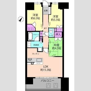 神戸市中央区磯辺通(ポートアイランド線貿易センター駅)のマンション賃貸物件 間取画像