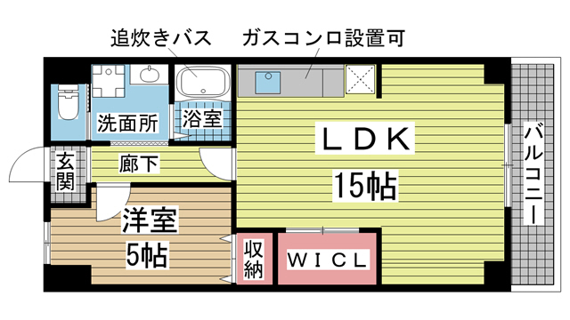 神戸市兵庫区御崎本町(神戸市営地下鉄海岸線和田岬駅)のマンション賃貸物件 間取画像