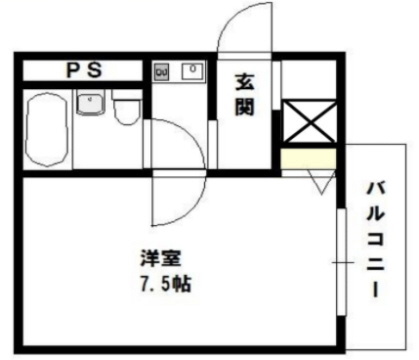 神戸市中央区生田町(JR東海道本線(近畿)三ノ宮駅)のマンション賃貸物件 間取画像