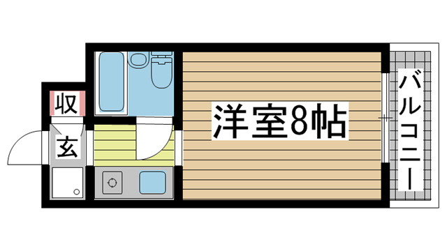 神戸市東灘区御影本町(阪神本線御影駅)のマンション賃貸物件 間取画像