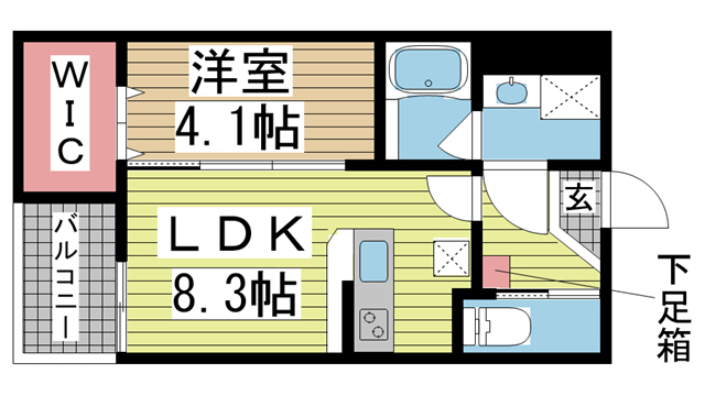 神戸市長田区浜添通(神戸市営地下鉄海岸線苅藻駅)のアパート賃貸物件 間取画像