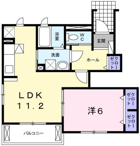 神戸市垂水区舞子坂(JR山陽本線舞子駅)のアパート賃貸物件 間取画像