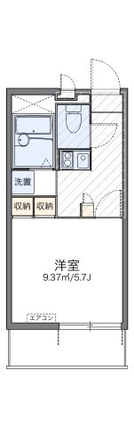 神戸市長田区水笠通(JR山陽本線新長田駅)のマンション賃貸物件 間取画像