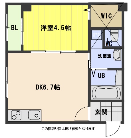 神戸市東灘区住吉宮町(阪神本線住吉駅)のマンション賃貸物件 間取画像