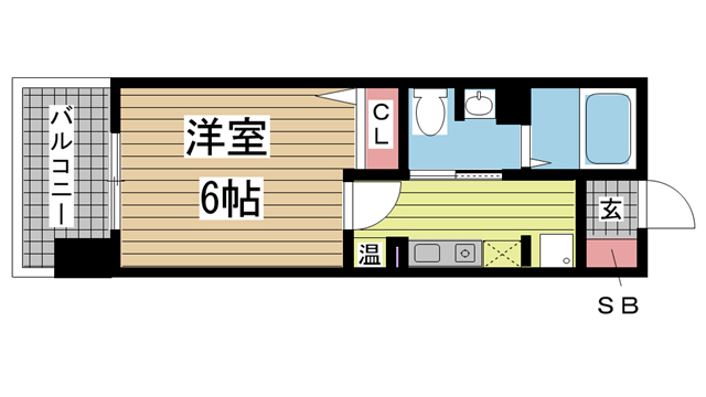 神戸市中央区加納町(JR東海道本線(近畿)三ノ宮駅)のマンション賃貸物件 間取画像