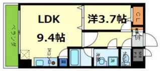 神戸市東灘区魚崎西町(阪神本線魚崎駅)のマンション賃貸物件 間取画像