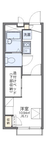 神戸市灘区寺口町(阪急神戸線六甲駅)のアパート賃貸物件 間取画像