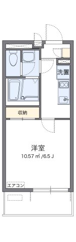 神戸市長田区本庄町(JR山陽本線鷹取駅)のマンション賃貸物件 間取画像