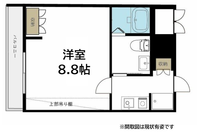 神戸市須磨区大田町(山陽電鉄線板宿駅)のマンション賃貸物件 間取画像