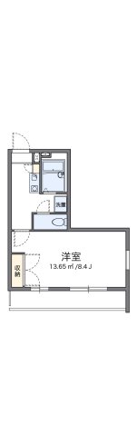 神戸市西区伊川谷町有瀬(JR山陽本線朝霧駅)のアパート賃貸物件 間取画像