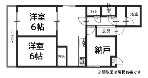 神戸市東灘区岡本(阪急神戸線岡本駅)のマンション賃貸物件 間取画像