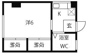 神戸市兵庫区三川口町(JR山陽本線兵庫駅)のマンション賃貸物件 間取画像