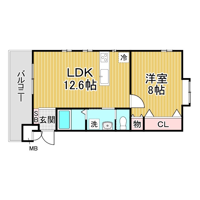 神戸市垂水区舞子台(JR山陽本線舞子駅)のマンション賃貸物件 間取画像