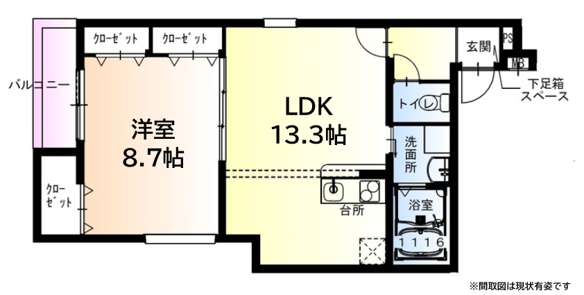 神戸市東灘区御影本町(阪神本線御影駅)のアパート賃貸物件 間取画像