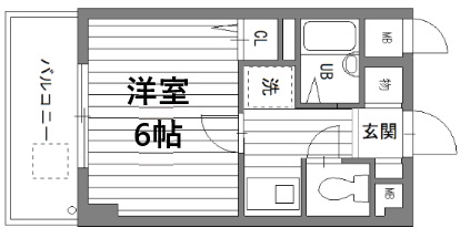 神戸市灘区八幡町(阪急神戸線六甲駅)のマンション賃貸物件 間取画像