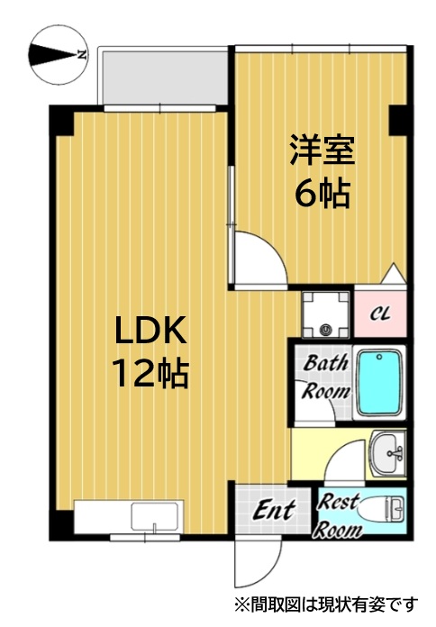 神戸市東灘区御影中町(阪神本線御影駅)のマンション賃貸物件 間取画像