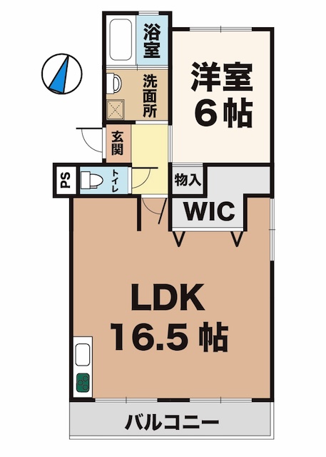 神戸市垂水区名谷町(神戸市営地下鉄線名谷駅)のマンション賃貸物件 間取画像