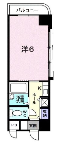 神戸市灘区岩屋北町(JR東海道本線(近畿)灘駅)のマンション賃貸物件 間取画像