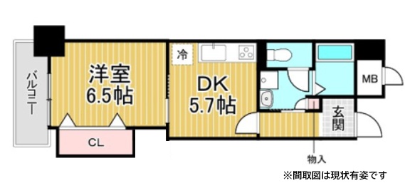 神戸市兵庫区下沢通(神戸市営地下鉄線湊川公園駅)のマンション賃貸物件 間取画像