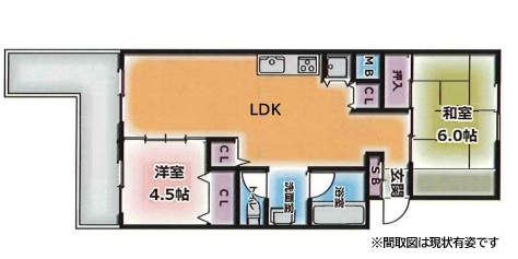 神戸市兵庫区御崎町(神戸市営地下鉄海岸線御崎公園駅)のマンション賃貸物件 間取画像