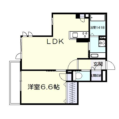 神戸市灘区大内通(JR東海道本線(近畿)摩耶駅)のマンション賃貸物件 間取画像