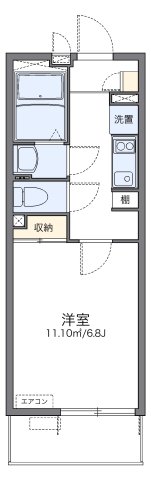 神戸市北区鈴蘭台北町(神戸電鉄有馬線鈴蘭台駅)のマンション賃貸物件 間取画像