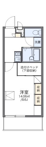 神戸市西区前開南町(神戸市営地下鉄線伊川谷駅)のマンション賃貸物件 間取画像