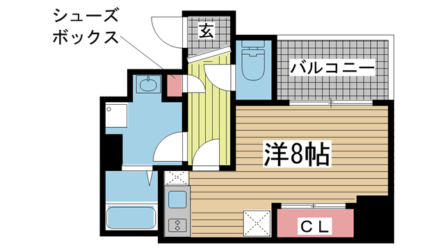 神戸市中央区元町通(JR東海道本線(近畿)元町駅)のマンション賃貸物件 間取画像