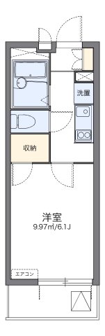 神戸市兵庫区駅南通(JR山陽本線兵庫駅)のマンション賃貸物件 間取画像