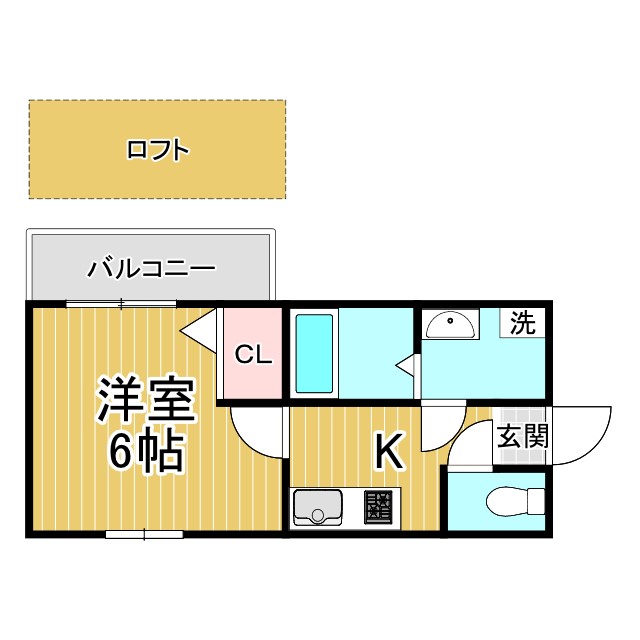 神戸市長田区前原町(神戸市営地下鉄線上沢駅)のアパート賃貸物件 間取画像
