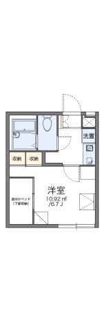 神戸市長田区片山町(神戸市営地下鉄線長田駅)のアパート賃貸物件 間取画像