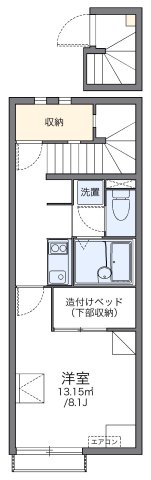 神戸市北区有野町有野(神戸電鉄三田線田尾寺駅)のアパート賃貸物件 間取画像