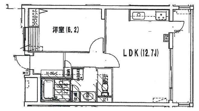 神戸市灘区青谷町(阪急神戸線王子公園駅)のマンション賃貸物件 間取画像
