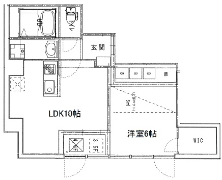 神戸市中央区生田町(JR東海道本線(近畿)三ノ宮駅)のマンション賃貸物件 間取画像