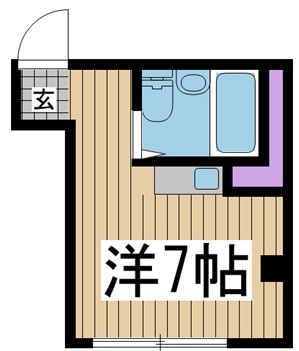 神戸市中央区北野町(JR東海道本線(近畿)三ノ宮駅)のマンション賃貸物件 間取画像