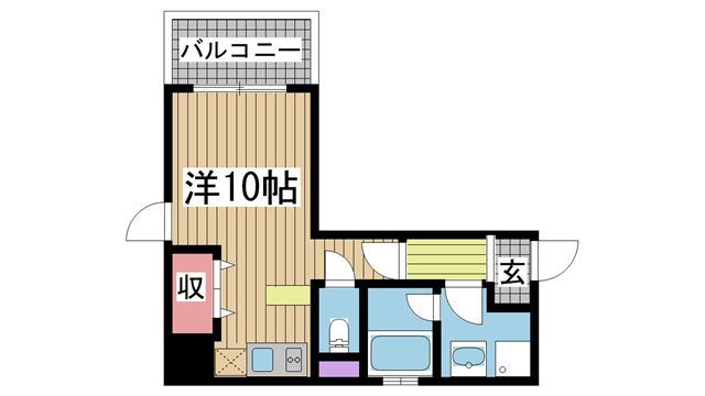 神戸市中央区下山手通(JR東海道本線(近畿)元町駅)のマンション賃貸物件 間取画像
