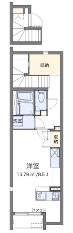 神戸市長田区苅藻通(神戸市営地下鉄海岸線苅藻駅)のアパート賃貸物件 間取画像