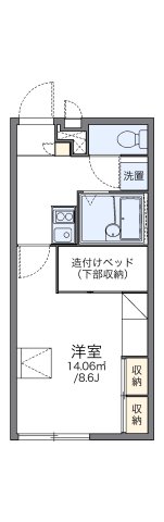 神戸市西区伊川谷町潤和(JR山陽本線明石駅)のアパート賃貸物件 間取画像