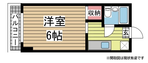 神戸市中央区下山手通(JR東海道本線(近畿)元町駅)のマンション賃貸物件 間取画像