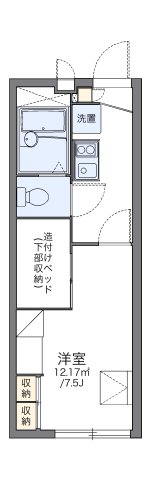 神戸市東灘区岡本(阪急神戸線岡本駅)のアパート賃貸物件 間取画像