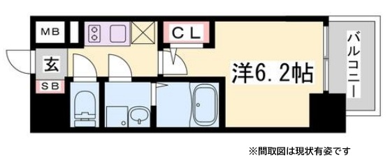 神戸市兵庫区西多聞通(JR東海道本線(近畿)神戸駅)のマンション賃貸物件 間取画像