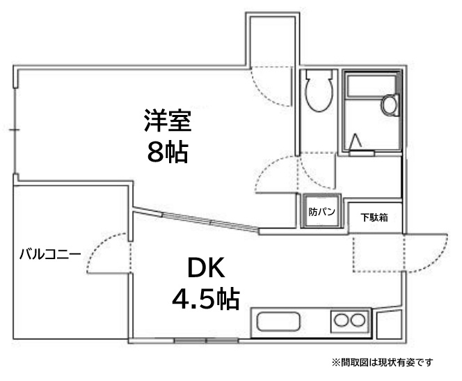 神戸市中央区下山手通(JR東海道本線(近畿)元町駅)のマンション賃貸物件 間取画像