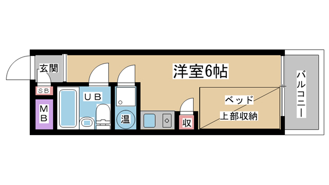 神戸市灘区寺口町(阪急神戸線六甲駅)のマンション賃貸物件 間取画像