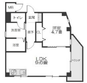 神戸市灘区鹿ノ下通(阪神本線大石駅)のマンション賃貸物件 間取画像